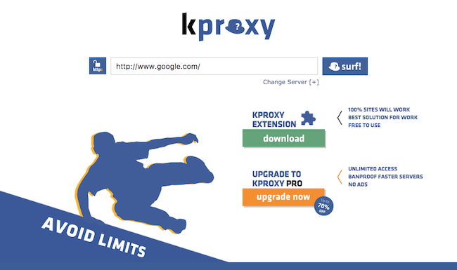 kproxy.com top 5 proxy sites list