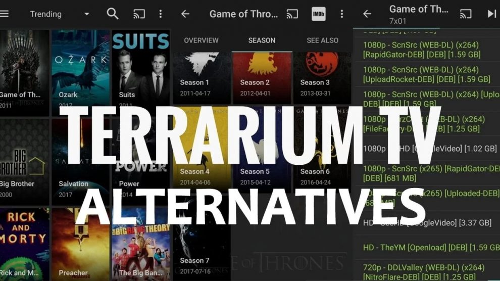 Terrarium TV Alternatives