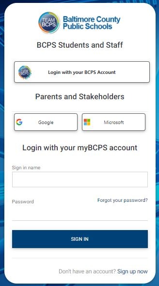 Schoology BCPS Login forgot password 1